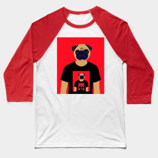 Pug To Infinity Baseball T-Shirt